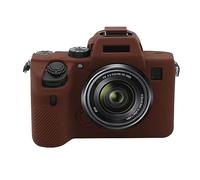 PULUZ Digital Camera Case for Sony A7III/A7S3/A7RIII/A7SIII Soft Silicone Rubber Protective The Camera Body Case Skin Camera Protector Cover (Brown)
