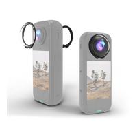 PULUZ for Insta360 X4 Air Lens Guard, Premium Optical Glass Protector, 9H Hardness Scratch-Resistant Cover, 98% Light Transmission, Rotating Easy Installation Lens Cap
