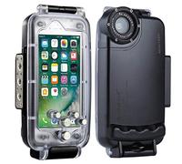 PULUZ for iPhone 8 & 7 40m/130ft Waterproof Diving Housing Photo Video Taking Underwater Cover Case (Black)