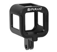 PULUZ Go Pro Hero Session Case for Gopro HERO4 5 Session, Aluminum Alloy Go Pro Session 5 Cage Housing Frame with Insurance Frame for Sport Action Camera