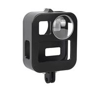 PULUZ Go Pro Max Cover with 2 Lens, Aluminum Alloy Housing Shell CNC Protective Cage for GoPro Max