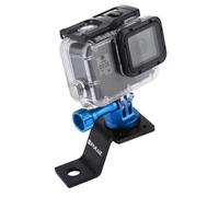 PULUZ Go Pro Motorcycle Camera Mirror Mount for GoPro Hero12 Black 11 109 8 7 6 5, Action Camera Mirror Mount for Insta360 Ace/Ace Pro, DJI Osmo Action 4