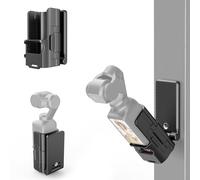 PULUZ Magnetic Mount Stand with Coldshoe for DJI Osmo Pocket 3, Folding Magnetic Mount Base Bracket on Desktop, Vertical Surface & 180° Adjustable