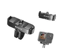 PULUZ Magnetic Quick Release Latch Mount for Gopro Hero 13 Black, Folding Tripod Adapter Accessories for GoPro HERO13 Black Action Camera