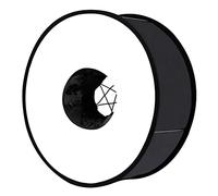 PULUZ Mini Softbox Diffuser 45cm Portable Ring Flash Diffuser Soft Box for Speedlite Macro Portrait Shooting Photography Studio Light Modifier