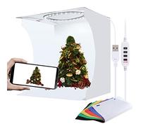 PULUZ Photo Box photography 30CM Portable Ring Light Box for Photography Product with 128pcs Display Lamp Beads and 6 Colors Backdrops