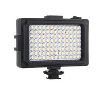 PULUZ Pocket 104 LEDs 1800LM Professional Photography Video & Photo Studio Light with White and Orange Magnet Filters Light Panel for Canon, Nikon, DSLR Cameras