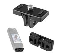 PULUZ Quick Release Adapter Mount for Insta360 X5 / X4 / X3, Foldable Base with 1/4 Inch Thread for Tripod Selfie Stick Clamp, Includes Anti-Slip Pad & Tool