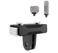 PULUZ Quick Release Base Tripod Mount Adapter Mount for Insta360 X5 /X4 Air Ace Pro/Pro 2, Universal 2-Prong Tripod Interface for Tripods, Stands, Selfie Stick and other Action Camera Accessories