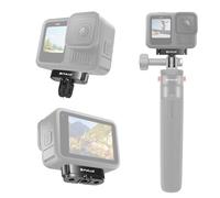 PULUZ Quick Release Magnetic Latch Mount for Gopro Hero 13, Max 2, Lit Hero | Folding Tripod Adapter Fixed Mouting Accessories for Go Pro HERO13 Max 2 Mission 1 1 Pro Action Camera