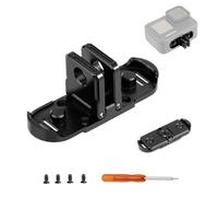 PULUZ Replacement Folding Fingers Compatible with GoPro HERO12/11/10/9/8/11 Black mini/GoPro Max,Replacement Adapter Mount with 1/4 Tripod Connector Port & Screwdriver