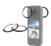 PULUZ Rotating Premium Lens Guard for Insta360 X4 Lens Protector,Optical Glass Material Twist-Lock Lens Protective Cover Drop-Proof Dust-Proof for Insta 360 X4 Action Camera Lens Cap Accessories