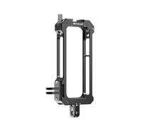 PULUZ Utility Frame for Insta360 X3, Metal Protective Cage with Lens Cover, Rig Housing Frame with Expand Cold Shoe Base & Tripod Adapter for Insta360 X3 Accessories