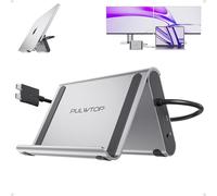PULWTOP USB C Docking Station Dual 4K Monitor for MacBook Pro/Air M3/M4, MacBook Pro Dock Stand Dual Display Laptop Docking Station with 2 HDMI, PD, Ethernet, USB A/C 10Gbps, Audio, SD/TF, USB 2.0