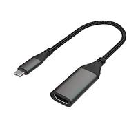 PULWTOP USB-C to HDMI 4K@60Hz Adapter, Thunderbolt 3 Compatible for MacBook Pro/Air/iPad Pro/USB-C Laptops/Tablets - 0.9M