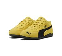 PUMA(プーマ) スー ット PS 401699 Sneakers for Unisex-children, 25 Autumn-Winter Fur Yellow-Puma Black 15, 19.0 cm