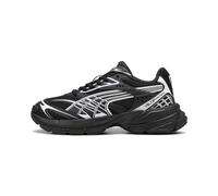 PUMA(プーマ Women's Sneakers, 24 Spring Summer Color Puma Black/Puma Silver (02), 25.0 cm