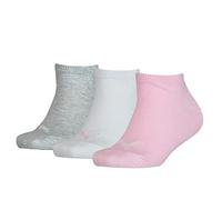 Puma 194010001 UK 2.5-5 Kids Invisible Sneaker Socks (3 Pair Pack) Rose Water