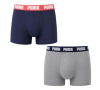 Puma 2-Pack Basic Mens Grey/Navy Boxer Shorts 906823_35