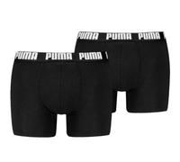 Puma 2-Pack Everyday Basic Boxer Briefs, Black - S
