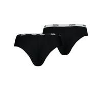 Puma 2-Pack Microfibre Seamless Mid-Rise Brazilian Briefs, Black