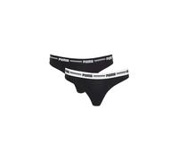 Puma 2-Pack Striped Logo Mid-Rise Strings, Black