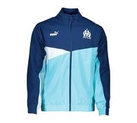 PUMA 2023-2024 Marseille Woven Jacket (Persian Blue), Blue, L