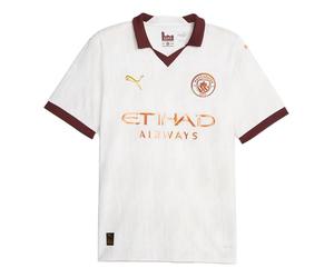 PUMA 2023-24 Manchester City Men's Stadium Away Jersey 'White' 770449-02 S