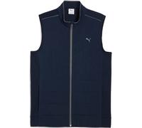 PUMA 2025 CLOUDSPUN FLEECE HYBRID VEST - NAVY - 2XL
