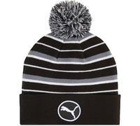 PUMA 2025 POM BEANIE HAT - BLACK / WHITE GLOW