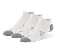 PUMA 2026 ESSENTIAL LOW CUT GOLF SOCKS - WHITE / GREY