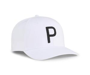 PUMA 2026 HERITAGE P SNAPBACK CAP - WHITE