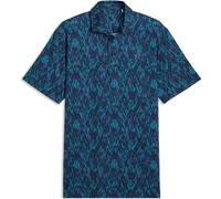 PUMA 2026 MATTR NORTHERN LIGHTS GOLF POLO SHIRT - DEEP NAVY