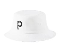 PUMA 2026 P GOLF BUCKET HAT - WHITE