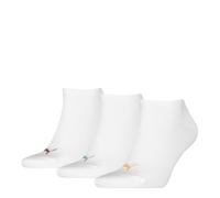 PUMA 261080001 Sneaker Sock, White Combo, 47-49 (Pack of 3)