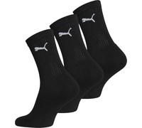Puma 3-Pack Boys' Sports Socks, Black - Eur 31-34