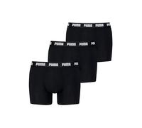 Puma 3 Pack Everyday Cotton Stretch Boxers Black