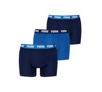 Puma 3 Pack Everyday Cotton Stretch Boxers Blue Mix