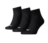 Puma 3-Pack Mens Black Shoe Liner Socks - Size UK 2.5-5