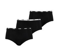 PUMA Mini Short Women's Underwear 3 Pack, Black, size Large