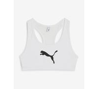Puma 4keeps Medium Impact Sports Bra White M Woman