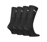 PUMA 4 Pairs Regular Crew Socks Black 6-8 (39/42)