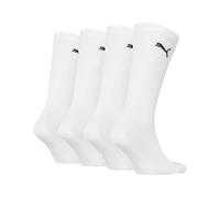 PUMA 4 Pairs Regular Crew Socks White 6-8 (39/42)