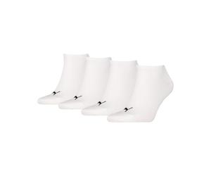PUMA 4 Pairs Sneaker Socks White 6-8 (39/42)