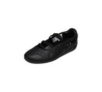 Puma 406144 Speedcat Sneakers, Ballet Sneakers, Ballet, Leather, Women's Speedcat, Ballet, Leather, Black, Black, 24.0 cm