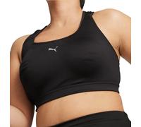 Puma 4KEEPS Womens Running Sports Bra Black Breathable Workout Fitness Run