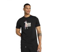 Puma 624665 X One Piece Graphic Tee Casual T-Shirt, Men's, 24 Spring Summer Color Puma Black (01), L