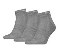 PUMA Unisex Cushioned Recycled Cotton Sock, Middle Grey Melange, 20-62 UK