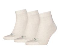 PUMA Sports Ankle Trainer Socks Unisex Quarters (3 Pair Packs) Everyday Comfort - Denim Blue UK 2.5-5