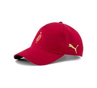 PUMA AC Milan 120th Anniversary Baseball Cap Tango Red -Victory Gold Adult